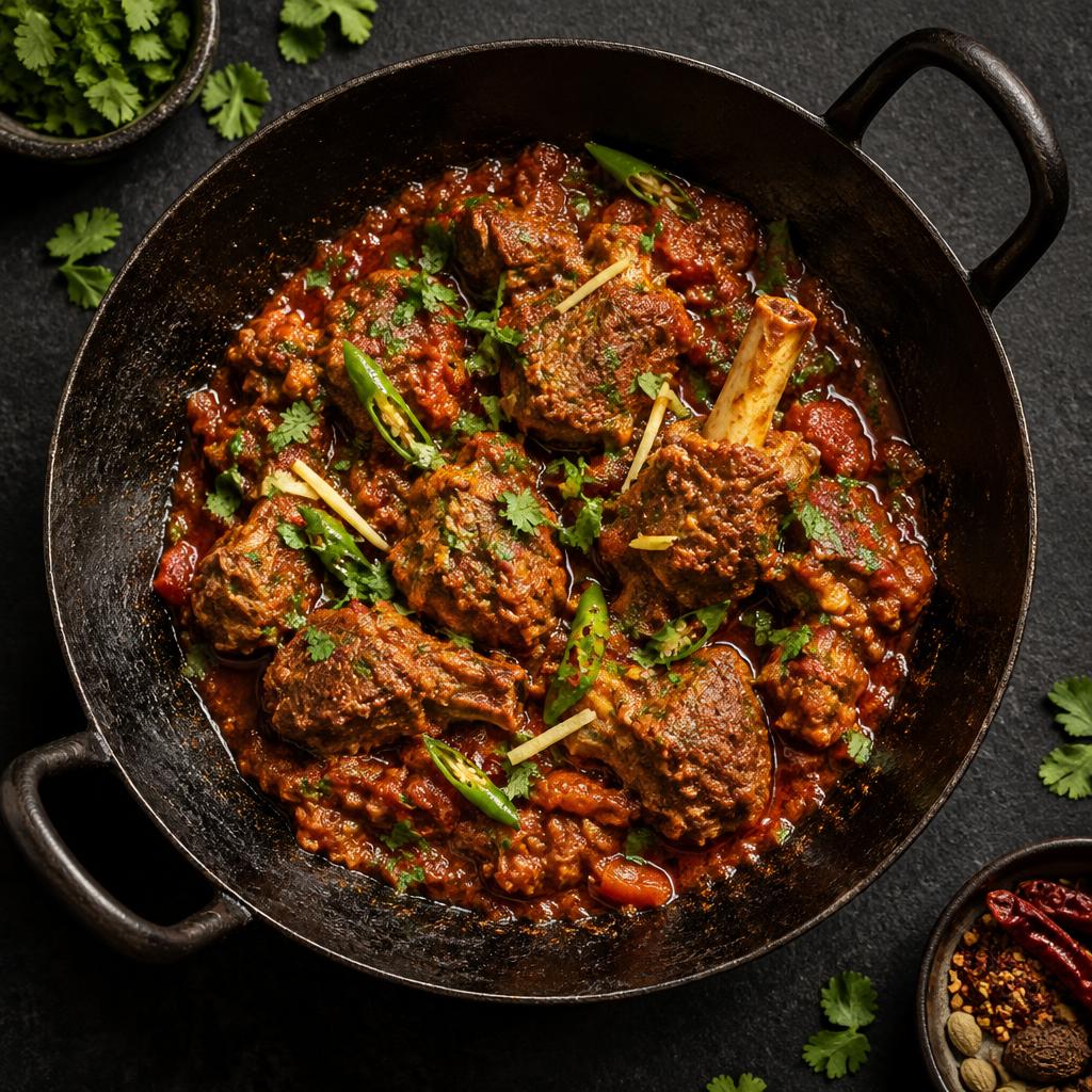 Mutton Karahi (Plate)